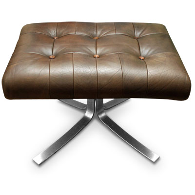 Vintage Leather Ottoman Vintage Leather Ottoman