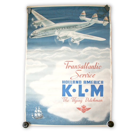 Vintage KLM Flying Dutchman poster