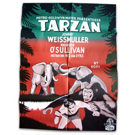 Vintage Tarzan movie poster